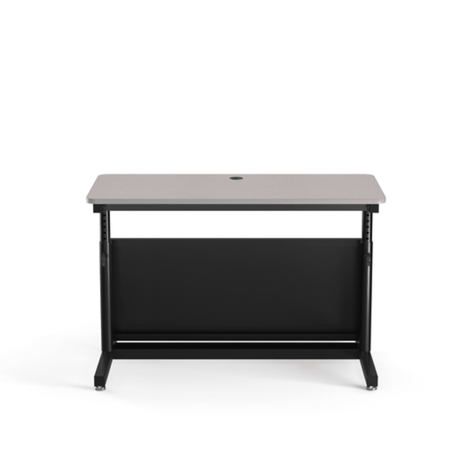 VersaDesk Deluxe 48W Manual Adjustable Standing Computer Table, Grey/Black (CTL4824-BG)