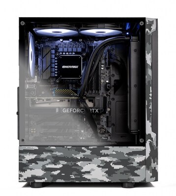 Skytech Ghost Gaming Desktop, Intel Core i5-13400F, 16GB RAM, 1TB SSD, Intel Arc A580 Graphics, Windows 11, White Camo