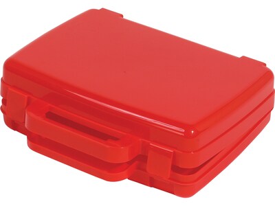 Deflect-O Little Artist Polypropylene Kids Storage Case, 8.58 x 10.23 x 2.79, Red (39506RED)