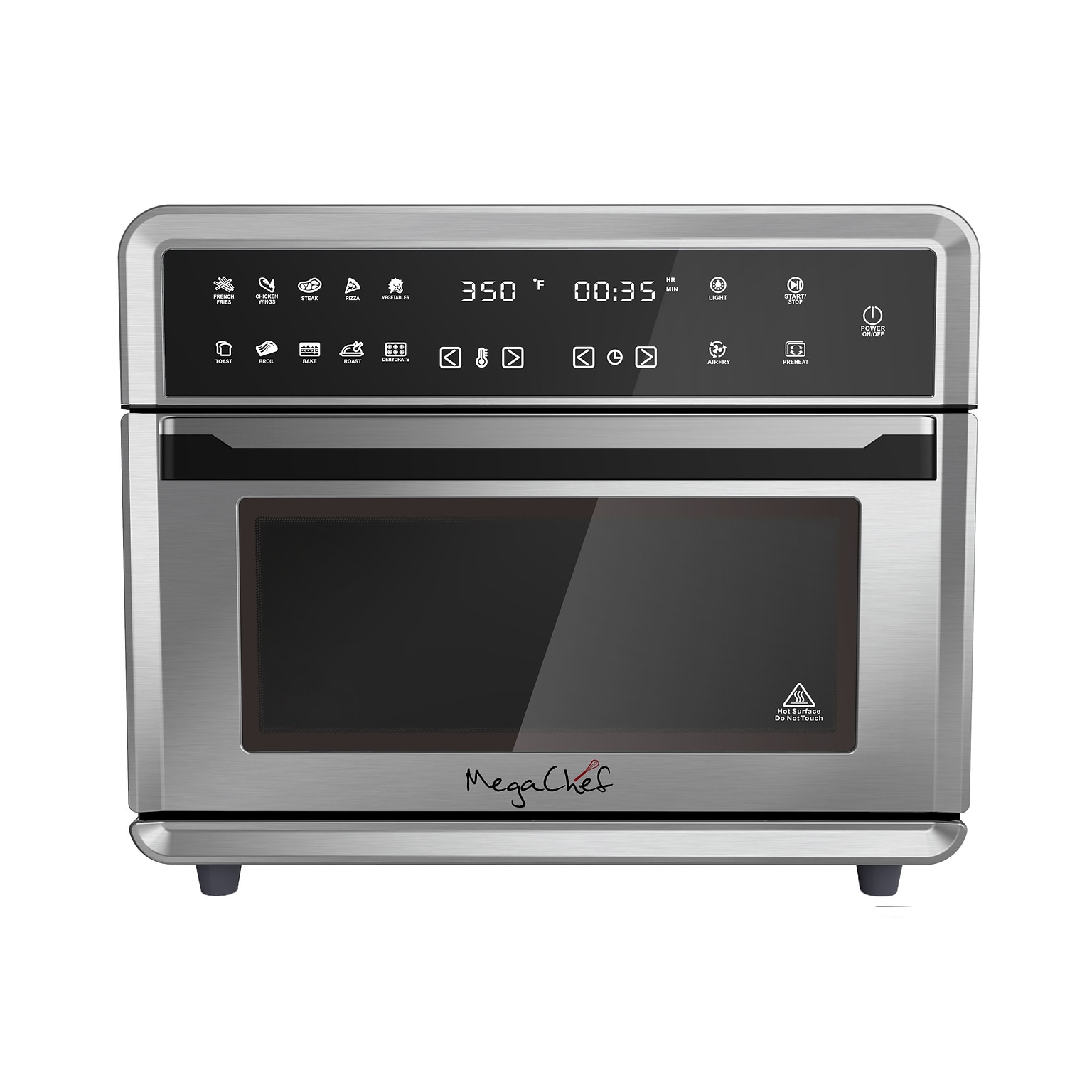 MegaChef Multi-Function Toaster Oven, Silver (937114320M)