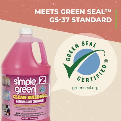 Simple green Clean Building Bathroom Cleaner Concentrate, Unscented, Simple green, 1 gal Bottle