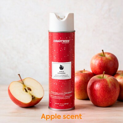 Coastwide Professional™ Air Freshener Aerosol, Apple Orchard, 10 Oz., 6/Carton (CW58504-A)