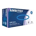 Ambitex V200 Series Powder Free Clear Vinyl Gloves, Large, 100/Box (VLG200)
