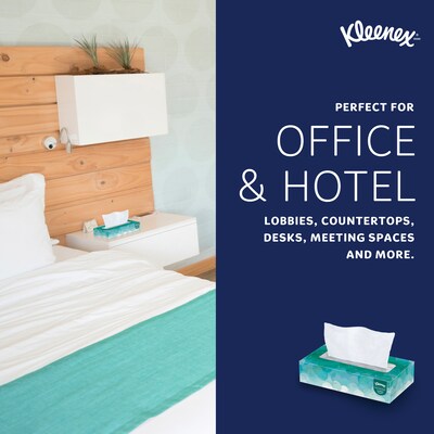 Kleenex Professional Standard Facial Tissue, 2-Ply, White, 100 Sheets/Box (21400)