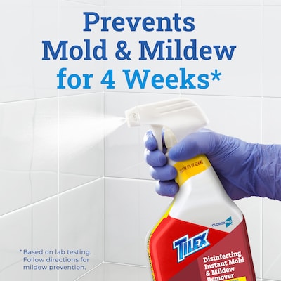 Tilex CloroxPro Disinfecting Instant Mold & Mildew Remover, Unscented, 32 oz., 9/Carton (35600CT)