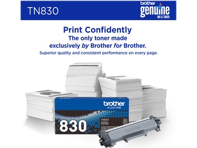 Brother TN830 Black Standard Yield Toner Cartridge