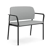 HON Accommodate Vinyl Upholstered Bariatric Stacking Chair, Flint/Textured Charcoal (HSB50.F.E.SX39.