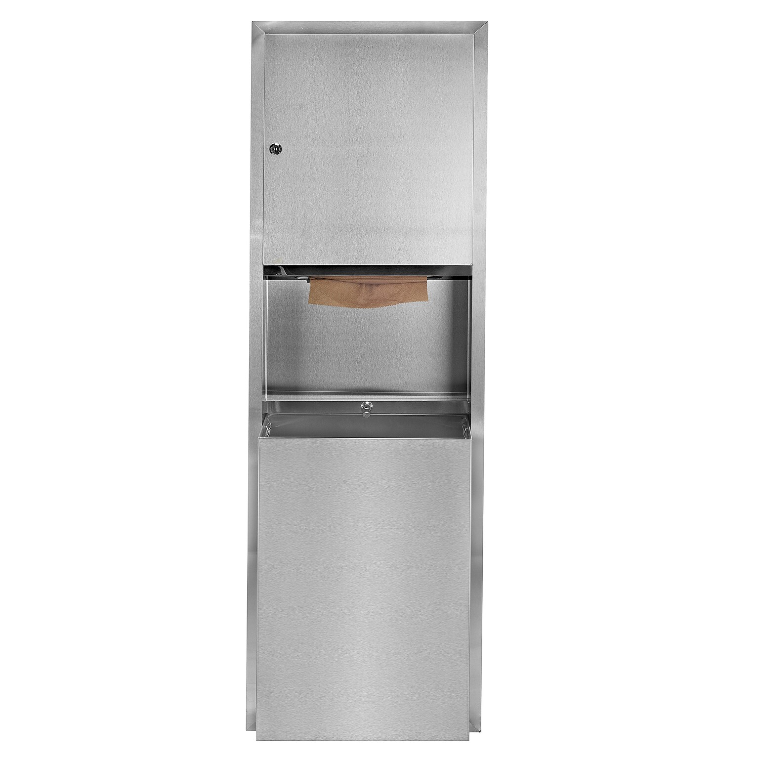 Alpine Industries Centerpull Paper Towel Dispenser, Stainless Steel (492)