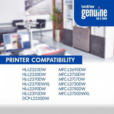Brother TN 760 Black High Yield Toner Cartridge, Print Up to 3,000 Pages