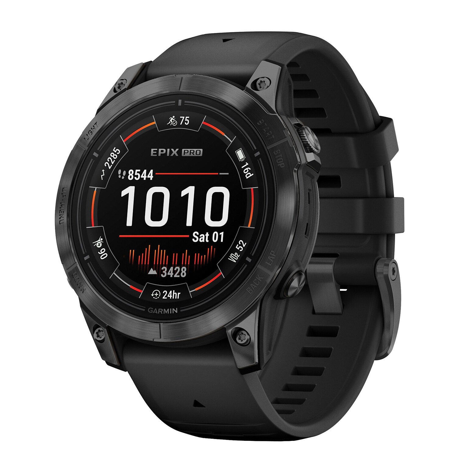 Garmin epix Pro Gen 2 Standard Edition Smartwatch, Slate Gray & Black, 47mm (GRM0280300)