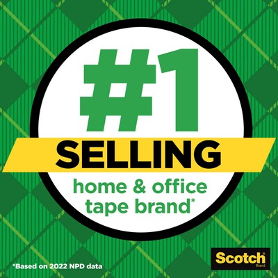 Scotch Magic Invisible Tape with Dispenser, 3/4 x 27.77 yds., 1 Core, 6 Rolls/Pack (810C40BK)