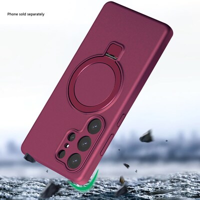 SaharaCase Venture Phone Case for Galaxy S25 Ultra, Shock Absorbing, Burgundy (CP00762)