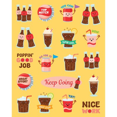 Teacher Created Resources Cola Smelly Stickers, Multicolored, 114/Pack, 6/Packs/Bundle (TCR9453-6)