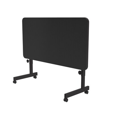 Correll Folding Table, 48"x24" , Black Granite (FT2448TF-07)