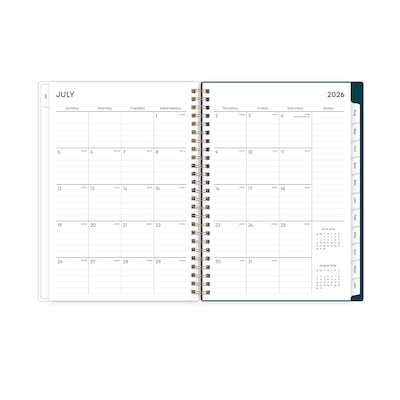 2026-2027 Blue Sky Greta 6" x 8" Academic Weekly & Monthly Planner, Plastic Cover (136482-A27)