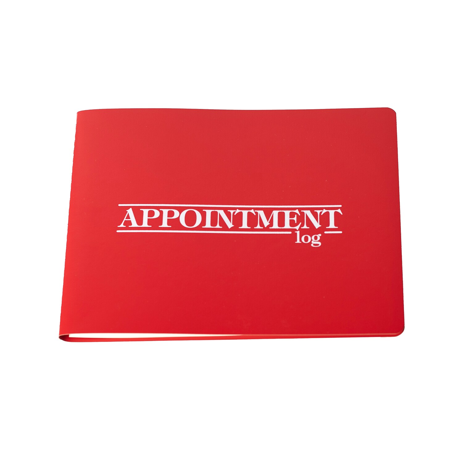 2026 Medical Arts Press® 8 1/2 x 11 Daily Appointment Log, Red (3109726)