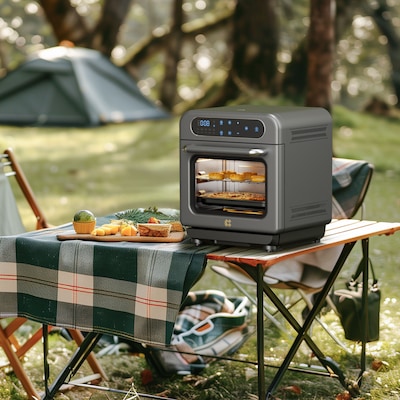 Ciarra Nosh 8-in-1 Steam Oven, Ashy Cloud (CASO12G)