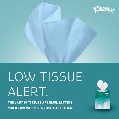 Kleenex Professional Cube Facial Tissue, 2-ply, White, 90 Sheets/Box (21270)