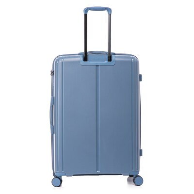 DUKAP Airley 29.92" Hardside Suitcase, 4-Wheeled Spinner, TSA Checkpoint Friendly, Blue (DKAIR00L-BLU)
