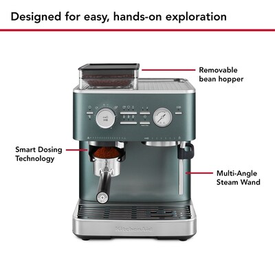 KitchenAid Pump/Automatic Espresso Machine, Juniper (KES6551JP)