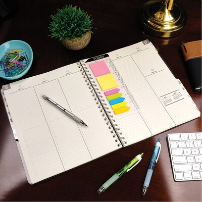 2027 Excello Brands 9" x 11" Weekly & Monthly Standard Planner, Paperboard Cover, Frosted (ESPL-CY27-8511)