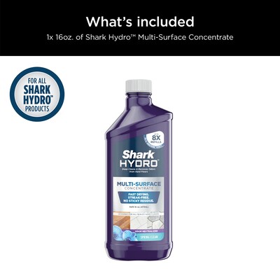 Shark HydroDuo Concentrate Floor Cleaner, Fresh Clean Scent, 16 oz. (WWCM16)