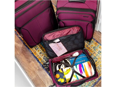 American Tourister 4 Kix 2.0 32.5" Suitcase, 4-Wheeled Spinner, Purple Orchid (142354-2011)