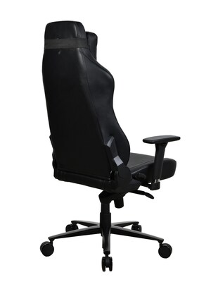 Arozzi Vernazza SoftPU Faux Leather Ergonomic Racing Gaming Chair, Pure Black (VERNAZZA-SPU-PBK)