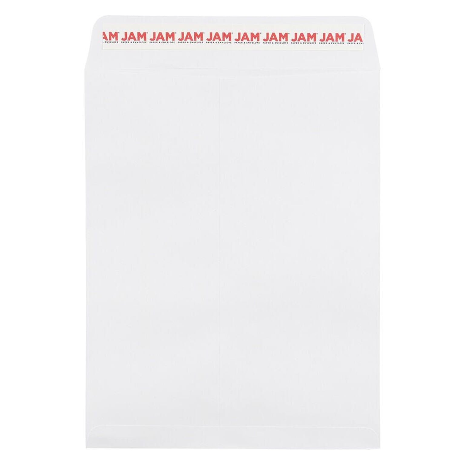 Jam Paper Self Seal Catalog Envelope, 8 3/4 x 11 3/4, White, 50/Pack (356838568I)