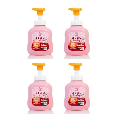 Arau Baby Foam Body Soap, Citrus Scent, 15.21 oz. 4/Pack (AFG-4008-CASE)