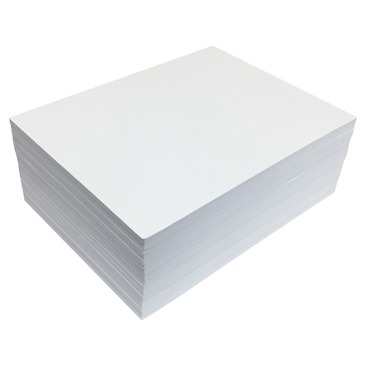 Better Office EVA Foam Sheet, White, 20/Pack (01619)