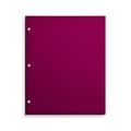 Staples® 4-Pocket 3-Hole Punched Presentation Folder, Pink (56214-CC)