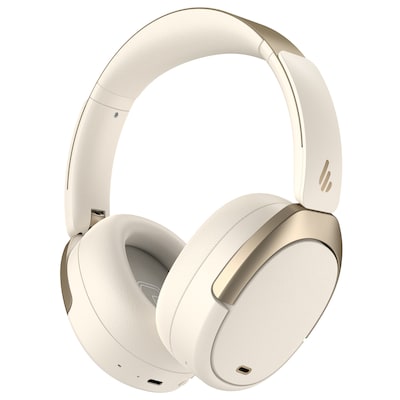 Edifier Wireless Active Noise Canceling Folding Over-Ear Headphones, Bluetooth, Ivory (WH950NB)