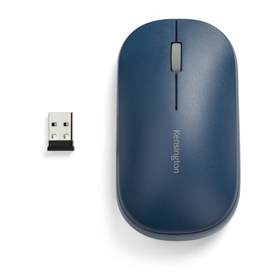 Kensington SureTrack Dual Wireless Ambidextrous Mouse, Blue (K75350WW)