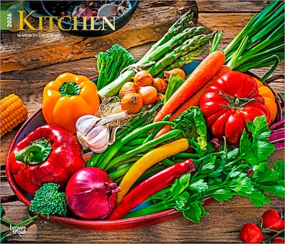 2026 BrownTrout Kitchen 14 x 12 Monthly Wall Calendar (9798330704057)