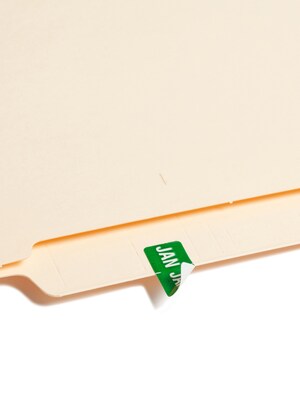 Smead ETS File Folder Label, Jan-Dec, Assorted Colors, 3000 Labels/Pack (67450)