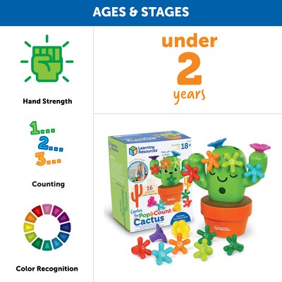 Learning Resources Carlos The Pop & Count Cactus (LER9125)