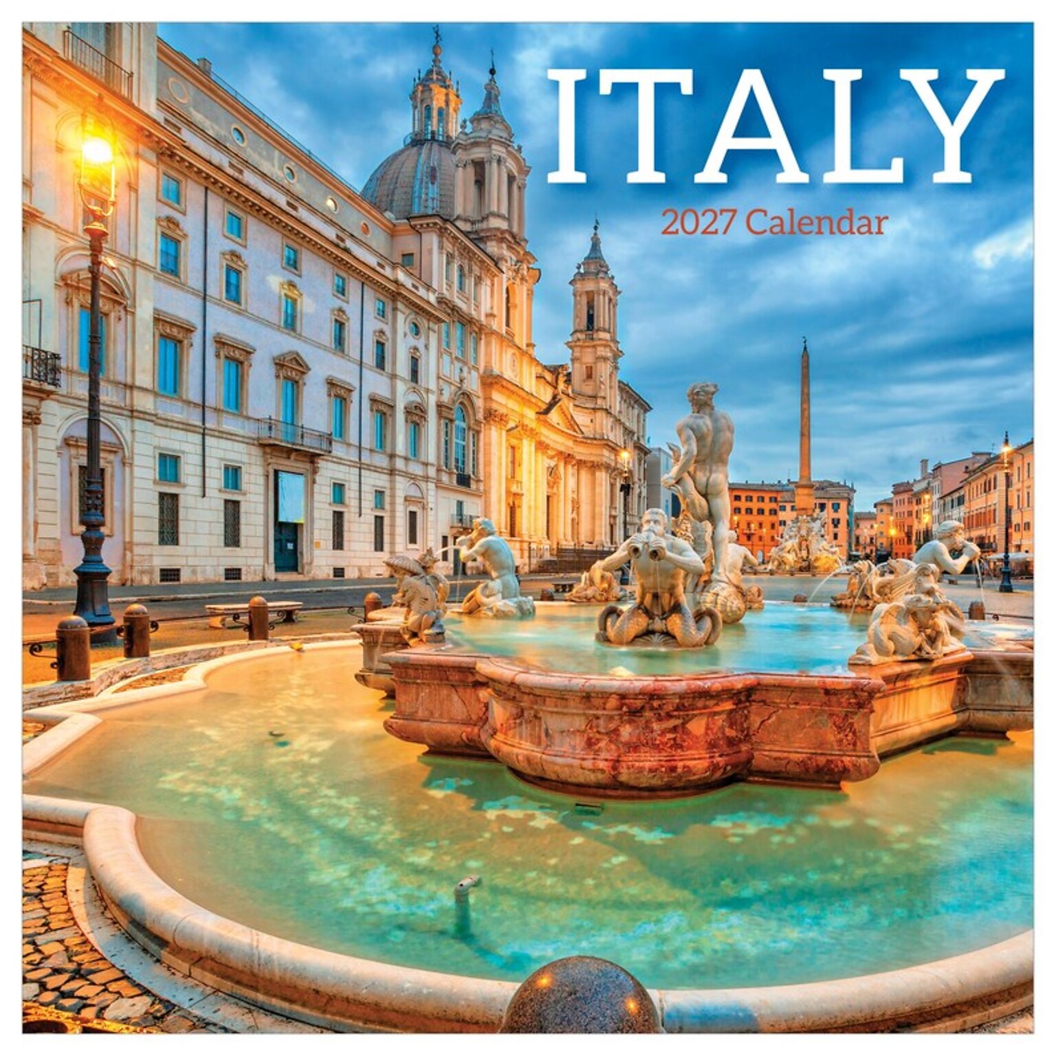 2027 TF Publishing Italy 12 x 12 Monthly Wall Calendar (27-1014)