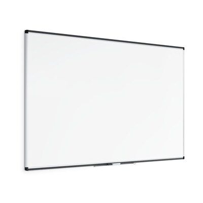 U Brands PINIT Steel Dry-Erase Whiteboard, Aluminum Frame, 6' x 4' (2808U00-01)