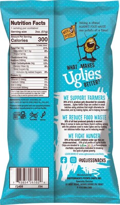 Uglies Gluten-Free Sea Salt Kettle Potato Chips, 2 oz., 24 Bags/Carton (26102)