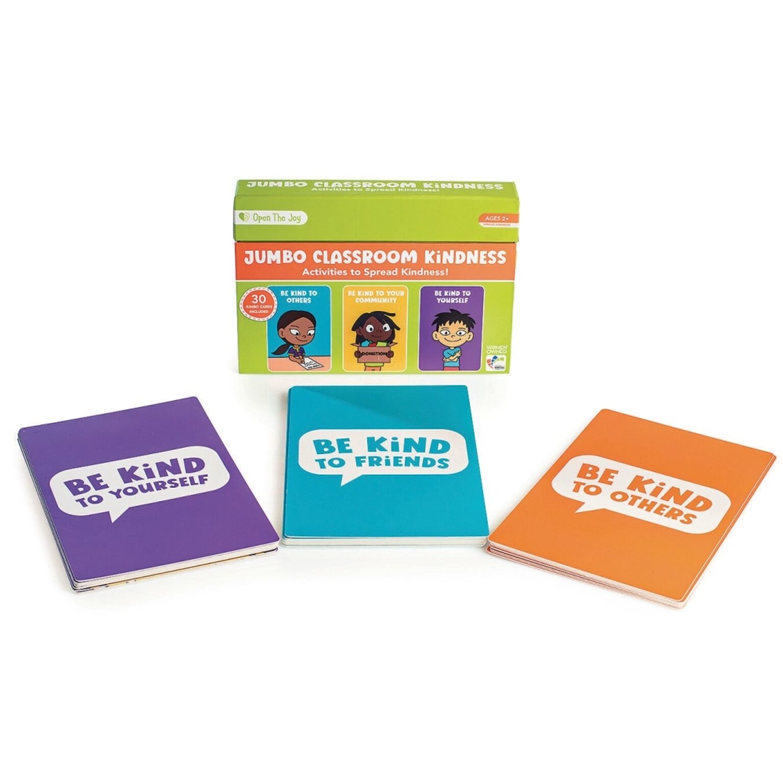 Open The Joy Jumbo Classroom Kindness Flash Cards, 30 Cards/Pack (LR4759)