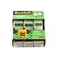 Scotch® Magic™ Greener Invisible Tape with Refillable Dispenser, 3/4" x 8.33 yds., 3 Rolls (3105)