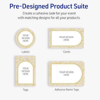 Avery Square Laser/Inkjet Multipurpose Labels, 3" x 3", White, 60/Pack (19479371053)