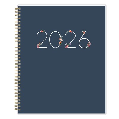 2026 Blue Sky Ashlyn 8.5 x 11 Calendar Year Weekly & Monthly Planner, Plastic Cover, Multicolored (143957-26)