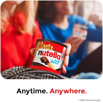 Nutella Chocolate Hazelnut Spread with Breadsticks, 1.8 oz., 12/Box (FEU80314)