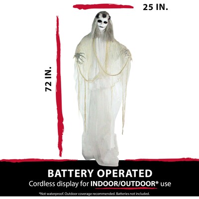 Haunted Hill Farm Life-Size Animatronic Ghost Bride (HHBRIDE-2FLSA)