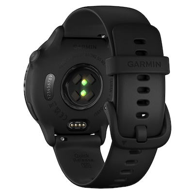 Garmin vívoactive 6 Fitness-Tracking AMOLED Smartwatch with Silicone Band, Slate Black (010-02985-00)