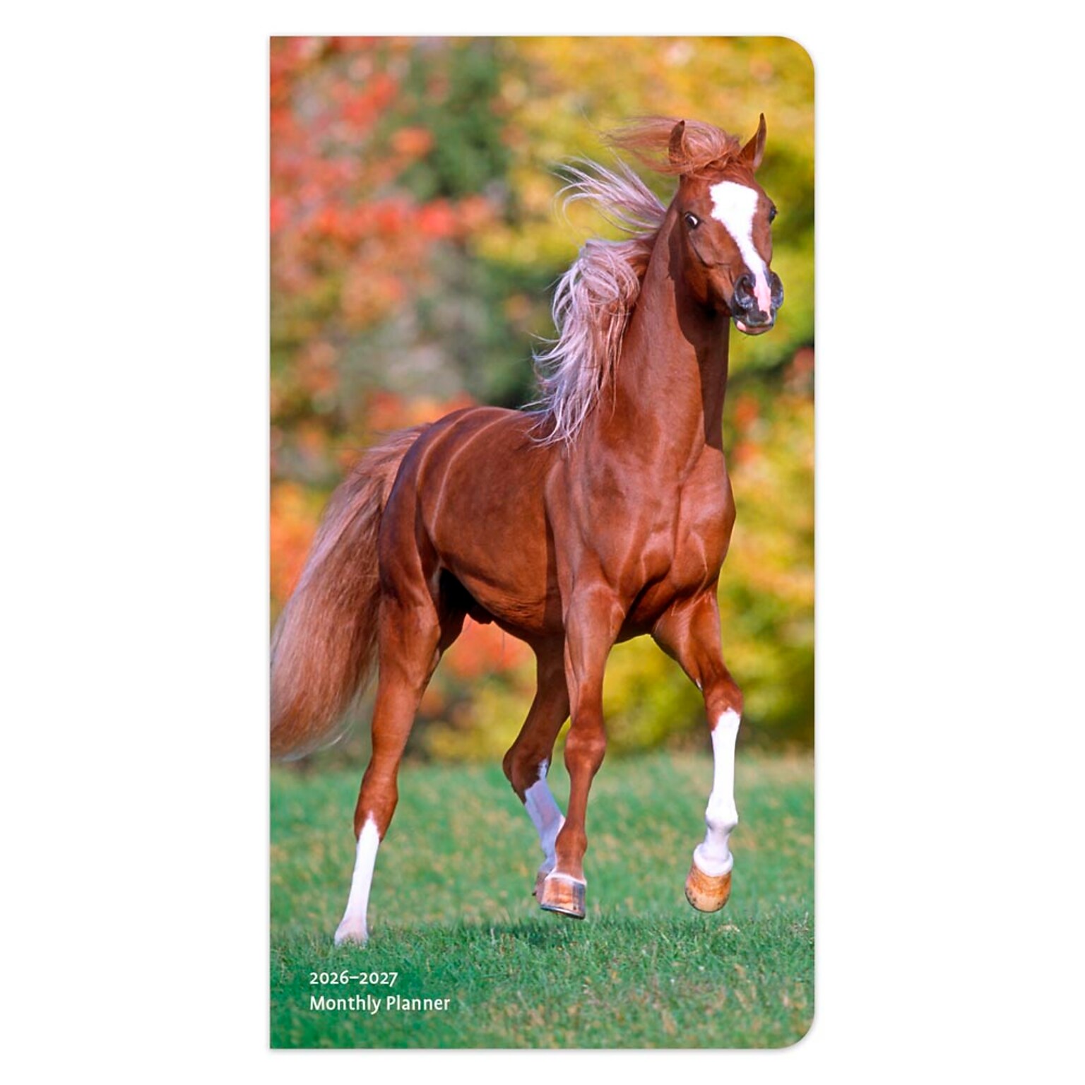 2026-2027 BrownTrout Horse Lovers 3.5 x 6.5 Monthly Planner (9798330703715)