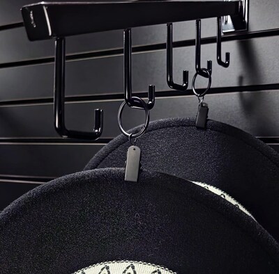 Nahanco Accessory Metal Clips, Black, 20/Carton (UACBLK20)