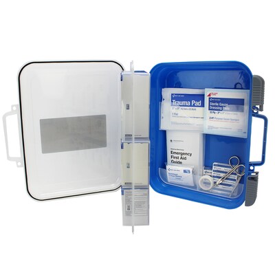 First Aid Only SmartCompliance Plastic First Aid Kit, ANSI Class A, 25 People, 112 Pieces (91537)